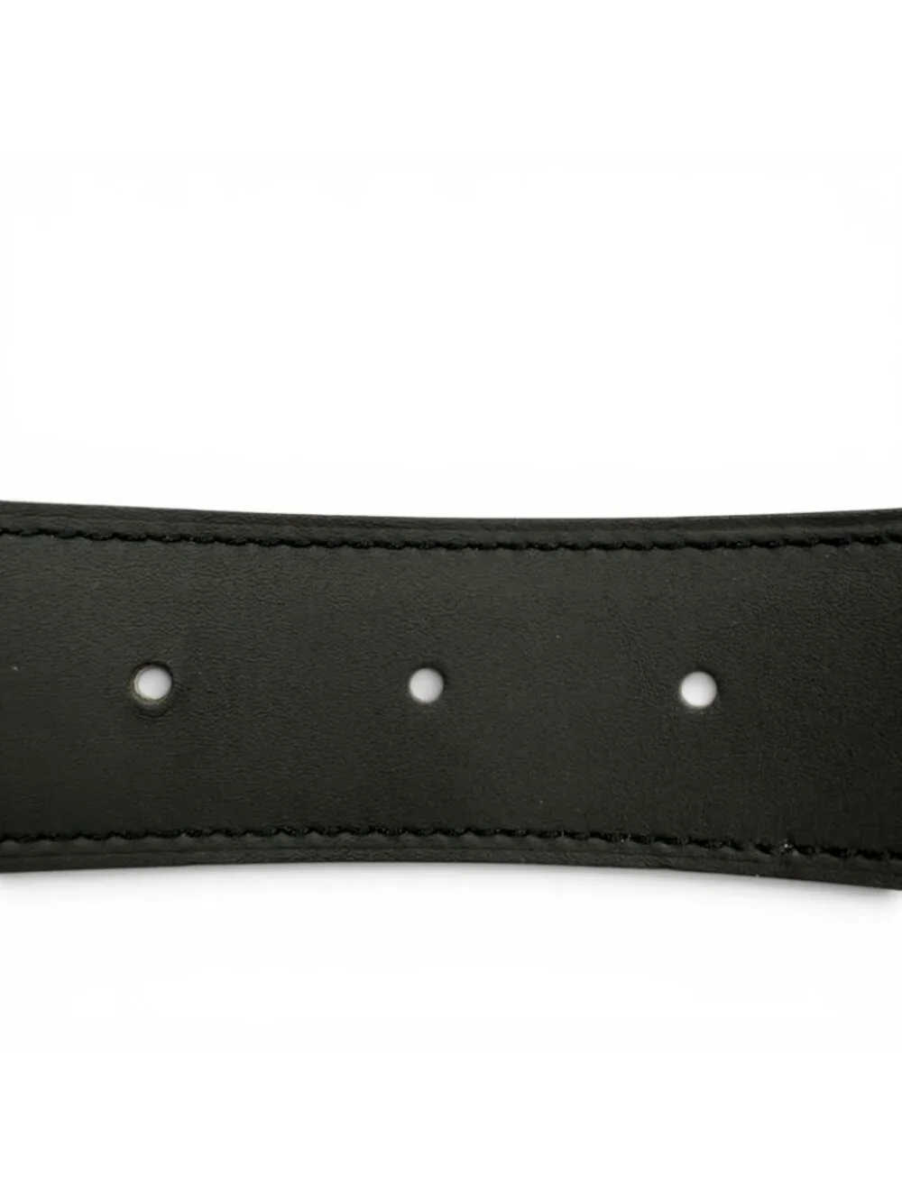 Hermes Constance Box Calf Togo Gold Logo Buckle Reversible Belt Khaki Black